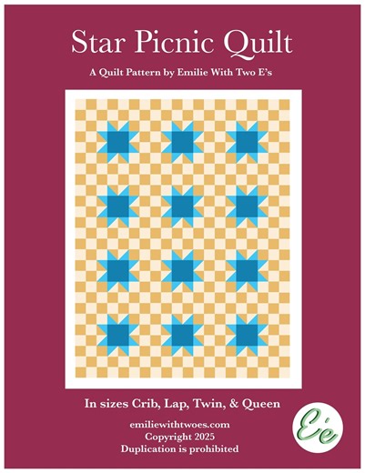 Star Picnic Quilt Digital Pattern - Etsy