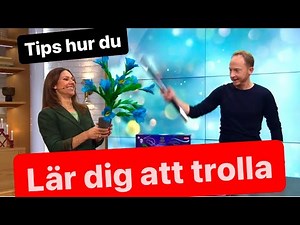 Så börjar du att trolla! Håkan Berg gästar TV4 Nyhetsmorgon och visar att magi är för alla