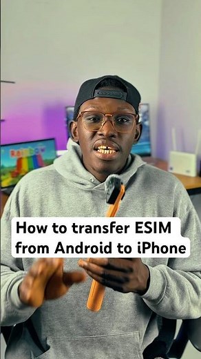 How to transfer ESIM from Android to iPhone #iphonetips #techtech #apple #applemobile