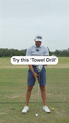 Try This 'Towel Drill' Watch the full video on YouTube: https://youtu.be/k9Kw8WSpjwM #scratchgolfacademy | Scratch Golf Academy
