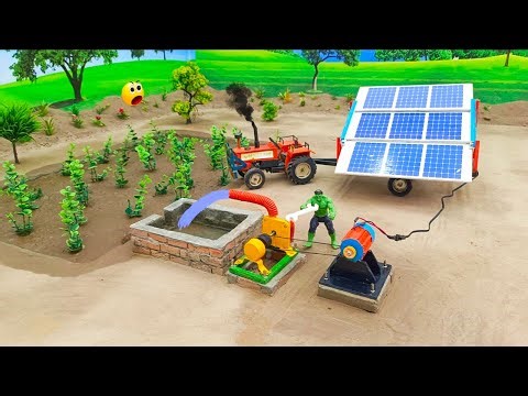 Diy Mini Solar Powered Water Pump Science Project | how solar water pump works#2