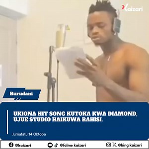 1.5M views · 10K reactions | Mkiona hit songs kutoka kwa huyu mwamba 'Diamond Platnumz' ujue studio haikuwagi rahisi hivyo. Anapambanaga sana Studio kuachia hits .. #king_kaizari | Kaizari | Facebook