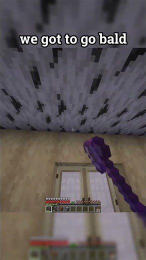 we got to go bald #minecraft #shorts