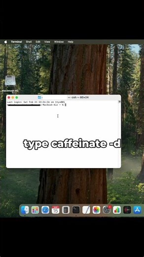 Stop Your Mac From Sleeping (1 Terminal Command)