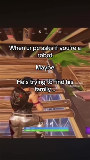 Humorous Fortnite PC Robot Interaction Moments