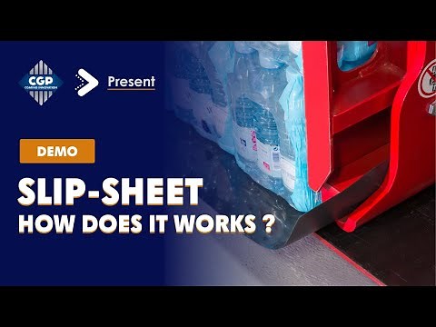 Slip-sheet ECOLOGISTIK® | Pallet Less Concept demonstration