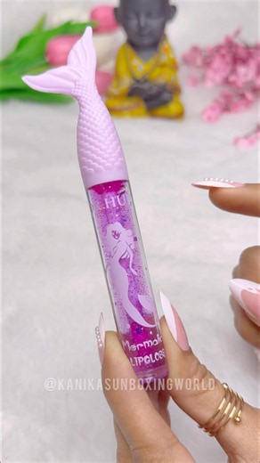 Mermaid Lip Gloss from Lip Gloss Collection 🎀✨ #shorts