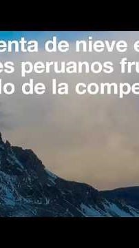 IncaDivide 2026: Tormenta de nieve en los Andes peruanos frustra trazado de la competición
