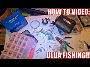 HOW TO SETUP ULUA FISHING BAITCAST AND SLIDE BAIT RIG:|ULUA FISHING HAWAII| BEST FISHING RIG HAWAII|