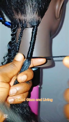 easily start up & do threading hairstyles #braiding #hairtutorial #stylist #trendinghairstyle