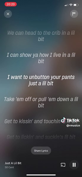 Just a lil bit #rmusic#lyrics#musiclyrics#viral