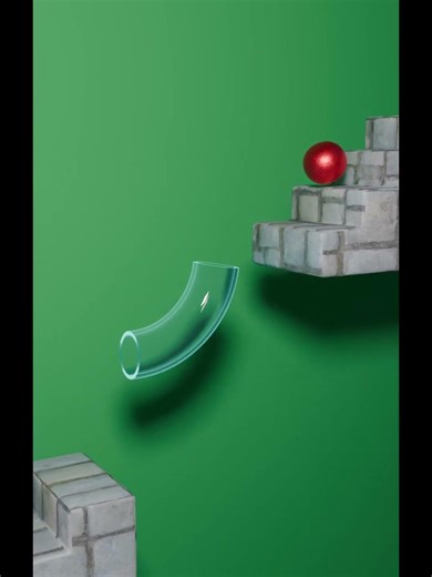 Where is the end? 3d animation loop #animation #loop #simulation #minecraft #satisfying #shorts