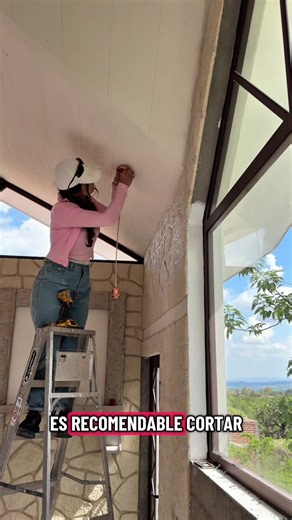 Trabajo en construcció!!💖 Cubriendo Goteras en una casa, e Instalación de Lámparas #construction #fyp #paratii #viral #trabajo
