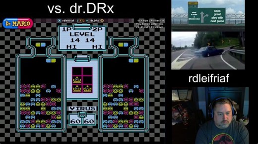 Greatest comeback in Dr. Mario history? -- rdleifriaf (12) vs. dr.DRx (33)