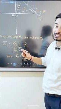 Vector form of Coulomb's Law #electriccharges #coulombslaw #class12