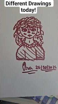 Pen colors drawing today #Drawing#Sketch#Girl#Colors#Pen#Draw