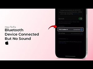 How To Fix Bluetooth Device Connected But No Sound on iPhone?