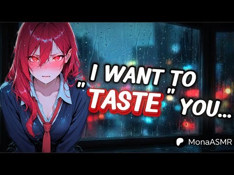 [F4M]Your vampire classmate snuck into your room at midnight... [ASMR]