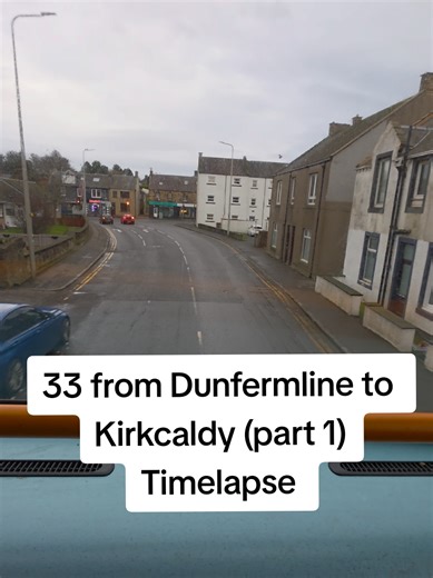 let me know what is your favourite bus route #bus #dunfermline #Kirkcaldy #fife #timelapse