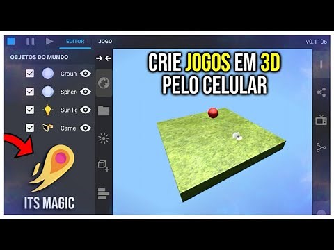 COMO CRIAR UM JOGO NO CELULAR | COMO CRIAR UM JOGO PELO IT'S MAGIC - Tutorial Its Magic Engine