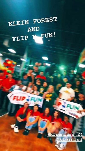 Thank you Klein Forest for coming out to flip n fun for your senior activities. GO EAGLES!!! 🦅 #fypシ #fyp #trampolinepark #kleinforest #seniornight #viral #fun #lasertag #arcade #bumpercars #funny #flipnfun #texas #houston #friends #flipnfuncenter #CapCut #goeagles @kleinforeststuco