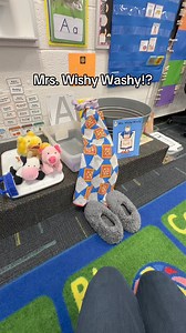 Who remembers Mrs. Wishy-Washy? 🚿🐷 I had the privilege of observing an amazing kindergarten teacher during my student teaching. Fast forward to today, and she’s now the grandmother of one of my students! She visited our class, dressed up as Mrs. Wishy-Washy, and brought props for the students. Each child got a turn scrubbing the animals—duck, cow, and pig. She kindly left the props with us, and my students have been having a blast reenacting the story and stepping into the shoes of Mrs. Wishy-