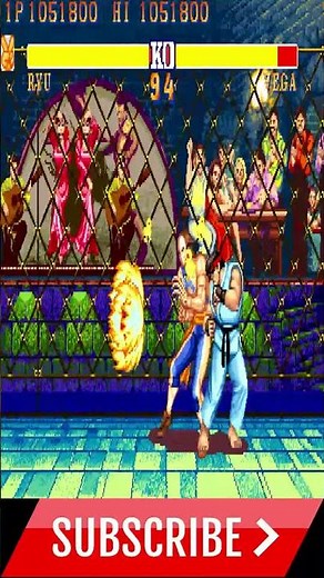 SF2 Arcade | Ryu Punishment | Ryu vs Vega | Champion Edition (Arcade 1992) | 4K 60FPS