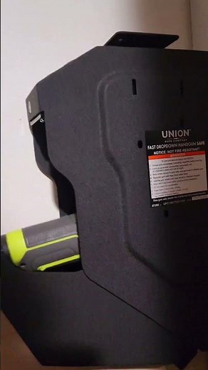 Harbor Freight Gun Safe #gunsafety #homedepot #ryobi