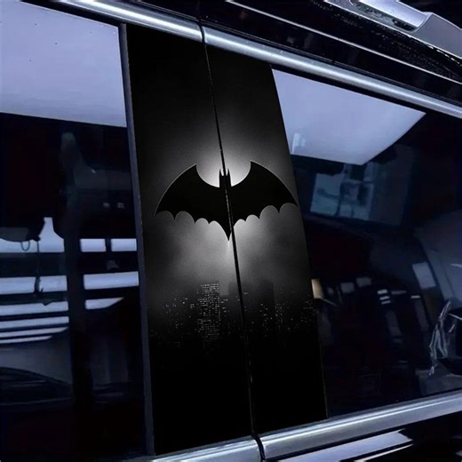 Batman Bat-signal Car B Pillar Decal | Gotham City Skyline Waterproof Vinyl Sticker | Auto Window Center Pillar Graphic - Etsy