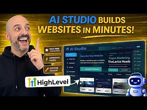 Build Full Websites With AI in Minutes – GoHighLevel AI Studio Tutorial