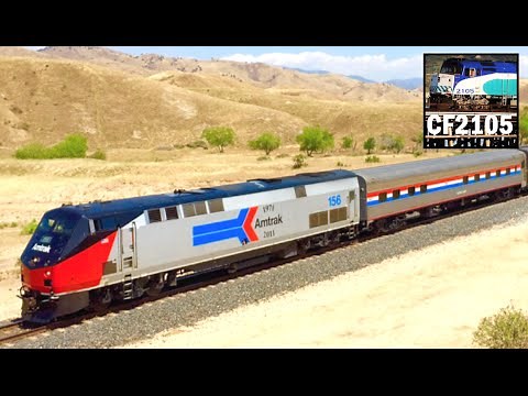 Amtrak Special Train! AMTK 156 Over Tehachapi Loop