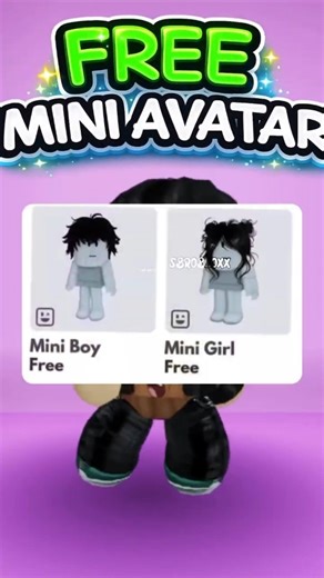 FREE Mini Avatar in Roblox 😱