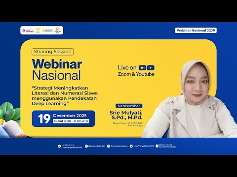 H2: Webinar Strategi Meningkatkan Literasi dan Numerasi Siswa menggunakan Pendekatan Deep Learning