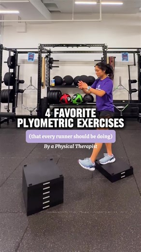 Plyometrics are a powerful addition to a runner’s strength program. They leverage the stretch-shortening cycle (SSC), where muscle-tendon units rapidly store elastic energy during an eccentric load and release it during a quick concentric contraction. Since running itself is a repeated SSC task, plyometrics directly target the demands of the sport. Plyometric training has been shown to improve running economy, enhance neuromuscular efficiency, stimulate bone adaptation, increase tendon stiffness