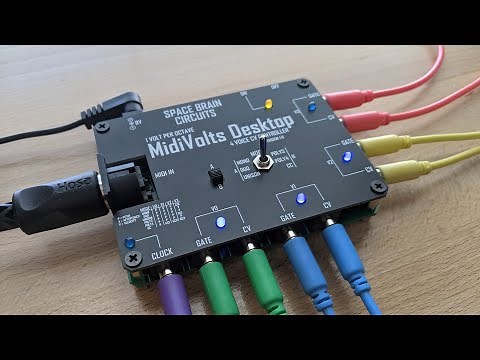 MidiVolts Desktop - Polyphonic 4 channel Midi to CV Controller