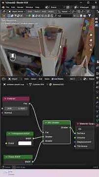 Make Realistic Transparent Glass with Eevee Next | #blender #eeveenext #glass #3dart