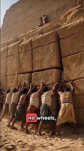 How Ancient Egyptians Moved 15-Ton Pyramid Blocks Without Modern Technology