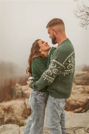 What was supposed to be a couples photo session turned into the most magical and dreamy surprise proposal! Complete with all the dramatics by Mother Nature; providing us with the wintery backdrop! My heart is bursting! So honored to be part of their special day! Cheers to forever! | Simply Ladd Photography