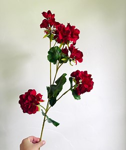 Real Touch Red Geranium Spray Faux Geranium Stem, Artificial Flowers for Wreaths Centerpieces and Home Decor, Realistic Geranium Pick - Etsy