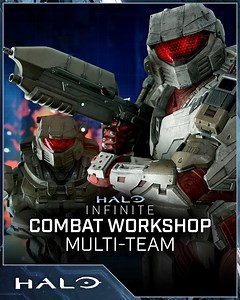 Multi-Team is now live in Combat Workshop 🎉 Dive into the frenzy with various Arena modes where four teams clash head-to-head and share feedback when the survey rises later this week! 💥 aka.ms/CWMultiTeam | Halo