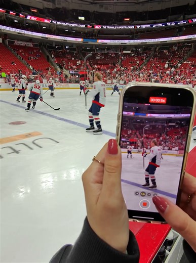 POV: You're on the bench for warmups and watching the NHL's soon-to-be all-time leader in goals 🤭 #Gr8Chase 📺: NHL on TNT & Sports on Max ➡️ max.com/sports/nhl | NHL