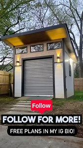 5.7K views · 16 reactions | FREE Modern Shed Build Plans! Last summer, I built this 10’x10’ modern shed and I super happy with how it turned out. I created a free framing plan for this exact shed that you can download for FREE (check out my IG bio for the plans). Thanks and good luck with all of your DIY Home Improvement Projects! #diy #howto #modernshed #shed #doityourself #homeimprovement #doityourselfproject #homerenovation | Andrew Thron Improvements | Facebook