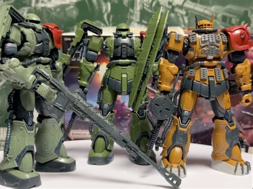高达uc 万代PB限定 HGUC 网限版 扎古Ⅱ F型 查布斯机&凯尔机 无识别型扎古Ⅱ 索拉里机 再现配件套装 (复仇的安魂曲)