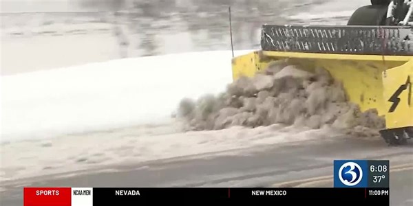 Clearing snow in New Haven