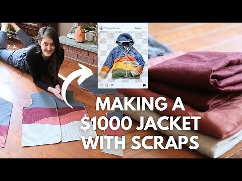 I Made a Quilted Jacket from Fabric Scraps! (Sewing + Upcycling)
