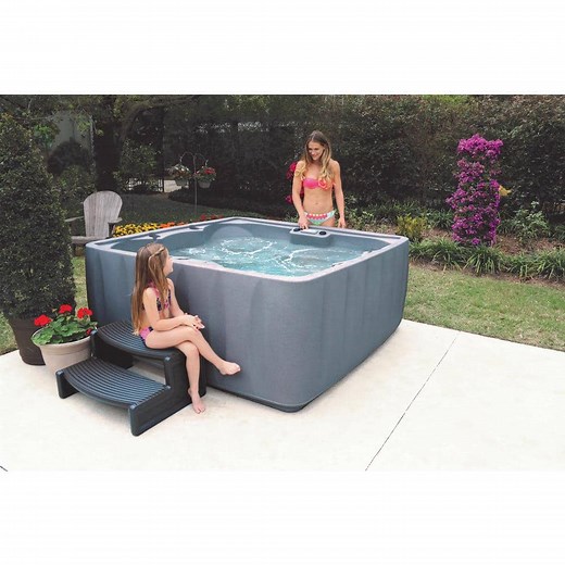 Reviews for AquaRest Spas Elite 600 6-Person Plug and Play Hot Tub with 29 Stainless Jets, Ozone and LED Waterfall in Graystone | Pg 2 - The Home Depot