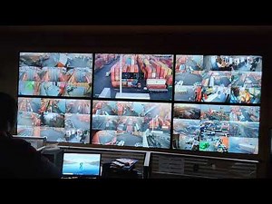 IP CCTV Control Room (2x3 Matrix Video Wall) at Tincan Island Port Apapa