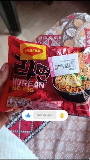 Maggi Ramen Korean BBQ Veg🤢