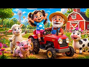Old macdonald had a farm song | toddlers learning videos | english rhymes for babies | Animals video