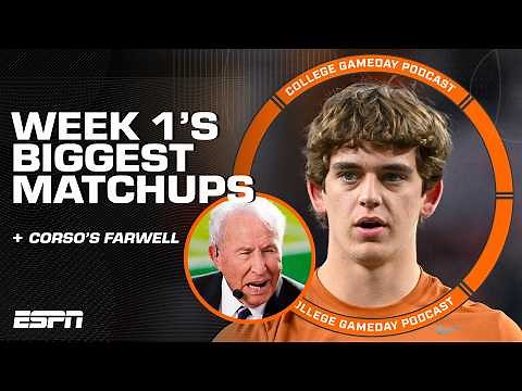 Lee Corso’s Farewell & Week 1’s Biggest Showdowns | College GameDay Podcast